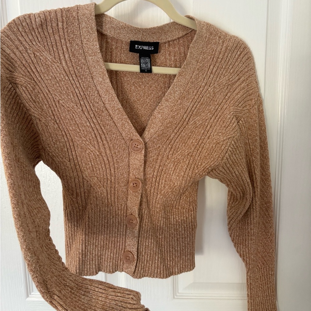 Express Women's Tan Sweater